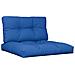 Cuscini Per Pallet 2 Pz Blu Reale In Tessuto - Foto miniatura 2