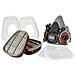6002pro Respiratore Riutilizzabile Ffp3 Respiratore A Semimaschera - Foto miniatura 2