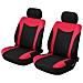Coppia Coprisedili Anteriori Uranus Colore Nero / Rosso - Foto miniatura 1