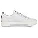 White Casual Closed Sport Shoe Sneakers Pelle Scarpe Donna Bianco Eu 38, D0913-80 - Foto miniatura 3