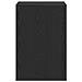 Scrivania Rovere Nero 101x50x76,5 cm in Legno Multistrato - Foto miniatura 3