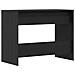 Scrivania Rovere Nero 101x50x76,5 cm in Legno Multistrato - Foto miniatura 6