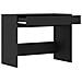 Scrivania Rovere Nero 101x50x76,5 cm in Legno Multistrato - Foto miniatura 8