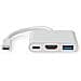 CCGB64770WT01 replicatore di porte e docking station per laptop Cablato USB tipo-C Bianco - Foto miniatura 2