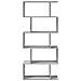 Libreria Divisorio 5Piani Grigio Sonoma 70x24x161cm Truciolato - Foto miniatura 5