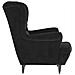 Lusso Casadino -  Poltrona Nera In Velluto - Foto miniatura 3