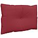 Cuscini Per Pallet 3 Pz Rosso Vino In Tessuto - Foto miniatura 3