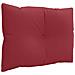 Cuscini Per Pallet 3 Pz Rosso Vino In Tessuto - Foto miniatura 4