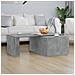 Tavolino Salotto Grigio Cemento 150x50x35 Cm Legno Multistrato - Foto miniatura 2