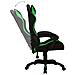 Sedia Da Gaming Con Luci A Led Rgb Verde E Nera In Similpelle - Foto miniatura 5