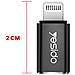 Adattatore Usb-c A Lightning Per Iphone Ipad Trasferimento E Ricarica Rapida, Nero / Argento - Foto miniatura 2