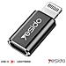 Adattatore Usb-c A Lightning Per Iphone Ipad Trasferimento E Ricarica Rapida, Nero / Argento - Foto miniatura 1