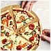 Vassoio Per Pizza In Bambù Con Tagliere Pizza Bois Inox Taglio Preciso, Marrone Chiaro - Foto miniatura 3