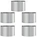 Vasi da giardino 5 pcs Argento 30 x 30 x 20 cm Acciaio zincato - Foto miniatura 1