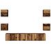 Set mobile TV 7 pcs Legno vecchio 60 x 30 x 30 cm - Foto miniatura 7