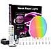 Striscia Led Neon Rgbic 10m - Spina Eu, Silicone Flessibile, Controllo Remoto E Bluetooth - Foto miniatura 1