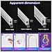 Striscia Led Neon Rgbic 10m - Spina Eu, Silicone Flessibile, Controllo Remoto E Bluetooth - Foto miniatura 2