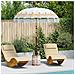 Parasol Balinese 260 Crema 180-190 cm Cotone e legno massello - Foto miniatura 2