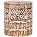Parasol Balinese 260 Crema 180-190 cm Cotone e legno massello - Foto miniatura 5