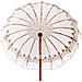Parasol Balinese 260 Crema 180-190 cm Cotone e legno massello - Foto miniatura 8