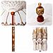 Parasol Balinese 260 Crema 180-190 cm Cotone e legno massello - Foto miniatura 9
