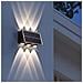 Wl19-8led Lampada Solare Da Parete Con Lente Convessa A Luce Calda Per Giardino E Patio - Foto miniatura 2