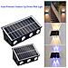 Wl19-8led Lampada Solare Da Parete Con Lente Convessa A Luce Calda Per Giardino E Patio - Foto miniatura 5