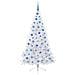 Albero di Natale artificiale Bianco 180 cm PVC e Acciaio - Foto miniatura 3