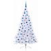 Albero di Natale artificiale Bianco 180 cm PVC e Acciaio - Foto miniatura 4