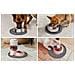 Set Da 2 Tappetini In Silicone Per Alimenti Per Animali Domestici - Antiscivolo E Impermeabili Gray - Foto miniatura 3