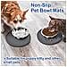 Set Da 2 Tappetini In Silicone Per Alimenti Per Animali Domestici - Antiscivolo E Impermeabili Gray - Foto miniatura 4