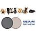 Set Da 2 Tappetini In Silicone Per Alimenti Per Animali Domestici - Antiscivolo E Impermeabili Gray - Foto miniatura 7
