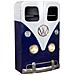 Armadio Furgone In Legno E Metallo Blu 90x53x150h - Foto miniatura 1