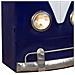 Armadio Furgone In Legno E Metallo Blu 90x53x150h - Foto miniatura 7