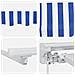 Tenda Retrattile Blu e Bianco 250 x 200 cm Poliestere e Metallo - Foto miniatura 8