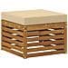 Set divano sezionale con cuscino 6 pcs Naturale - Foto miniatura 5