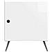 Armadio da Notte 2 pcs Bianco Lucido 43 x 34,5 x 50 cm - Foto miniatura 5