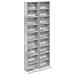 Mobile per CD 2 pz Grigio Cemento 33 x 23,5 x 175 cm - Foto miniatura 1