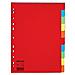 Separatore economy 10 tacche A4 cartoncino colorato 160gr - Foto miniatura 1