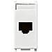 14338/8 - Presa Rj45 Netsafe Cat5e Utp Bianco - Foto miniatura 5