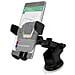 Supporto Auto Smartphone Fissaggio Ventosa Cruscotto / Parabrezza Nero - Foto miniatura 2