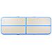 Tappetino Ginnastica Gonfiabile Con Pompa 500x100x10cm Pvc Blu - Foto miniatura 6
