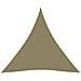 Parasole a Vela Oxford Triangolare 4x4x4 m Beige - Foto miniatura 1
