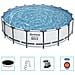 Set Piscina Steel Pro MAX 549x122 cm - Foto miniatura 1