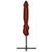 Ombrellone A Sbalzo Con Palo In Acciaio 250x250 Cm Terracotta - Foto miniatura 5