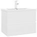 Mobile con Lavabo Integrato Bianco in Legno Multistrato - Foto miniatura 2
