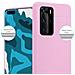 Custodia Compatibile Con Huawei P40 Pro+ In Candy Rosa - Coperchio Protettivo In Silicone Tpu Flessibile - Foto miniatura 6