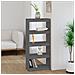 Libreria / divisorio Grigio 60x30x135,5 Cm Legno Massello Di Pino - Foto miniatura 1