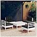 Set Divani Da Giardino 5 Pz Con Cuscini Antracite Legno Di Pino - Foto miniatura 1