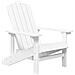 Sedie Da Giardino Con Tavolo Adirondack In Hdpe Bianco - Foto miniatura 2